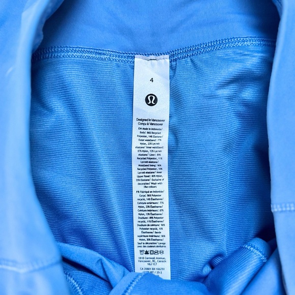 NWT Lululemon Speed Up High-Rise Short 4” Lined – Poolside – Size 4 - Picture 7 of 11